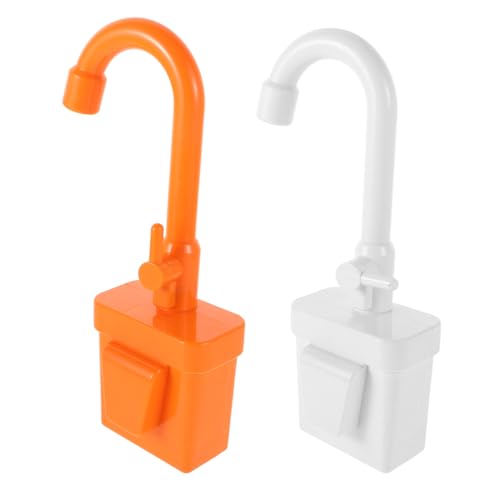 Gatuida 2 Stück Rotierender Kinderküche Wasserhahn für Rollenspiele Interaktives Zubehör für Geschirrspüler und Spielküche Orange und Weiß ohne Batterien Gatuida 2 Stück Rotierender Kinderküche Wasserhahn für Rollenspiele Interaktives Zubehör für Geschirrspüler und Spielküche Orange und Weiß ohne Batterien von Gatuida