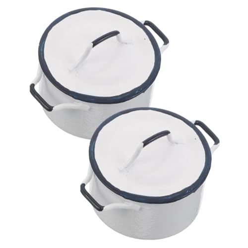 Gatuida 2 Stück Saucepot Weiß mit Blauem Rand für Puppenhaus-dekor und Spielküche Detailgetreue Miniatur-kochutensilien für Rollenspiele und Puppenhaus-zubehör Gatuida 2 Stück Saucepot Weiß mit Blauem Rand für Puppenhaus-dekor und Spielküche Detailgetreue Miniatur-kochutensilien für Rollenspiele und Puppenhaus-zubehör von Gatuida