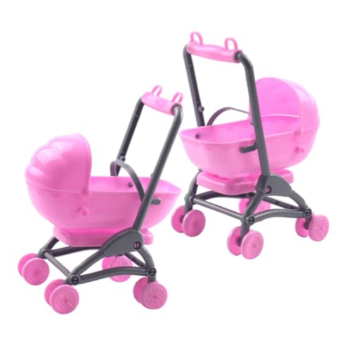 Gatuida 2 Stück Simulation Babywagen Puppenwagen Modell Realistischer Kinderwagen für Rollenspiele Fördert Hand Augen Koordination Stabil Leicht Hochwertigem Gatuida 2 Stück Simulation Babywagen Puppenwagen Modell Realistischer Kinderwagen für Rollenspiele Fördert Hand Augen Koordination Stabil Leicht Hochwertigem von Gatuida