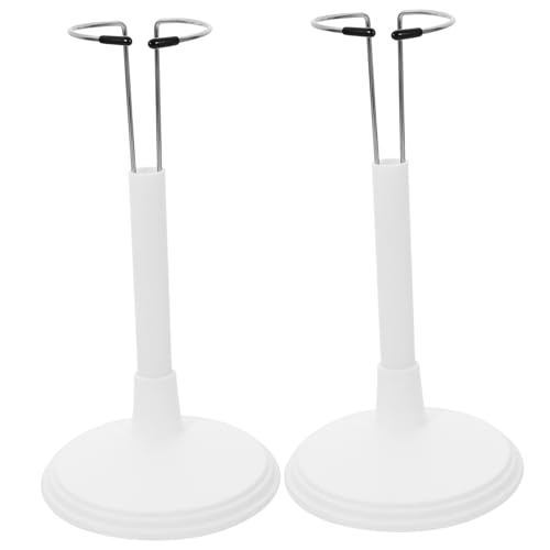 Gatuida 2 Stück Stützrahmen Für Puppen Puppeninhaber Stehen Puppen Für Mädchen Anzeige Mein Leben Puppenzubehör Mini Unterstützung Stützständer Für Actionfiguren-Puppen Klein Mode Weiß von Gatuida