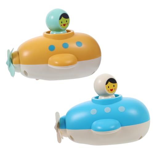 Gatuida 2 Stück Teiliges Aufziehbares Boot Badespielzeug für Kleinkinder Monate Wasserdichtes Schwimmspielzeug für Badewanne und Pool Langlebiges und Sicheres Wasserspielzeug für Junge von Gatuida