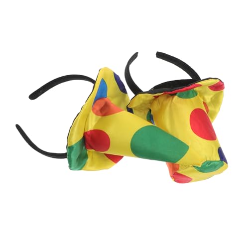 Gatuida 2 Stück Teiliges Clownkostüm Haarreif mit Auffälligem Design Bequeme Karneval Haaraccessoires für Halloween Geburtstags Partyverkleidung von Gatuida