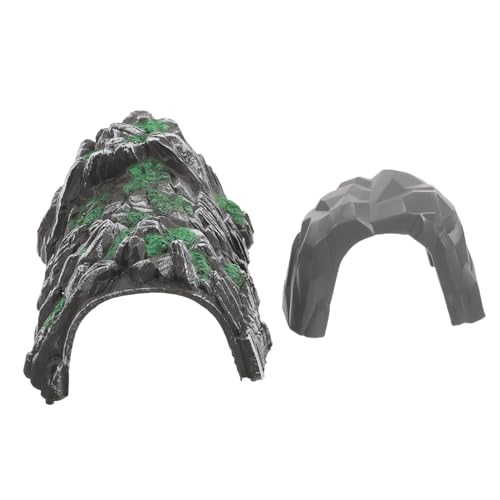 Gatuida 2 Stück Teiliges Eisenbahn Tunnel Modell aus Kunststoff Realistische Kleine Dekoration für Miniatur Zug Szene Handpoliert und für Garten und Spielzimmer Gatuida 2 Stück Teiliges Eisenbahn Tunnel Modell aus Kunststoff Realistische Kleine Dekoration für Miniatur Zug Szene Handpoliert und für Garten und Spielzimmer von Gatuida