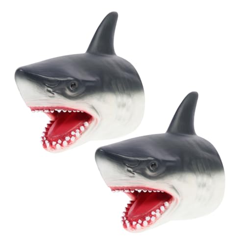 Gatuida 2 Stück Teiliges Kreatives Cartoon Shark Fingerpuppe aus Langlebigem Sicherem Material Interaktives Dekorationsspielzeug für Junge Mädchen Kleinkinder Geschichten und Eltern Junge von Gatuida