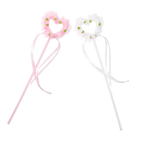 Gatuida 2 Stück Teiliges LED Feenstab Herzform Band Kinderfreundlich Party und Halloween Zauberstäbe für Mädchen Dekoratives Accessoire für Familien und Bühnenauftritte Gatuida 2 Stück Teiliges LED Feenstab Herzform Band Kinderfreundlich Party und Halloween Zauberstäbe für Mädchen Dekoratives Accessoire für Familien und Bühnenauftritte von Gatuida