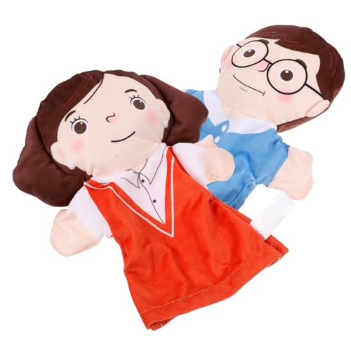 Gatuida 2 Stück Teiliges Lebensnahes Handpuppen mit Realistischer Figur Kreative DIY Spielzeuge für Interaktive Handspielzeuge für Eltern Junge Mädchen Spiele und Fantasievolles von Gatuida