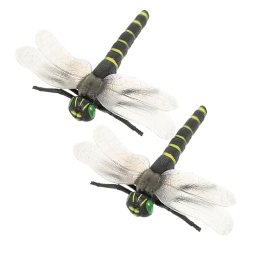 Gatuida 2 Stück Teiliges Libellenmodell aus Sicherem PVC Realistische Insekten Spielzeuge zur Kognitiven Naturgetreue Dekofigur für Pädagogisches Lernspielzeug Robust und Detailreich von Gatuida
