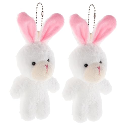 Gatuida 2 Stück Teiliges Mini Plüsch Hase Süße und Weiche Stofftiere für Puppenhaus für Rollenspiele Weiße Kaninchen für Sammler und Miniatur Gatuida 2 Stück Teiliges Mini Plüsch Hase Süße und Weiche Stofftiere für Puppenhaus für Rollenspiele Weiße Kaninchen für Sammler und Miniatur von Gatuida