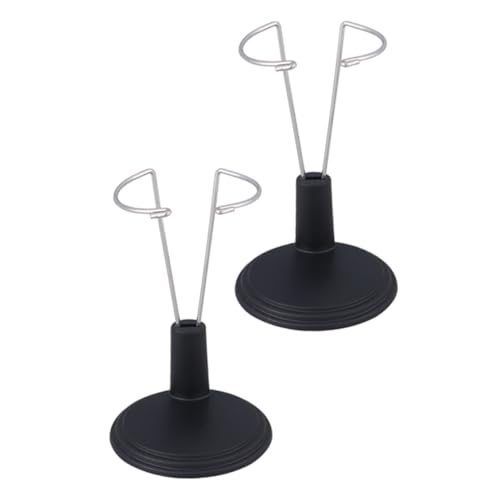 Gatuida 2 Stück Teiliges Puppenstützgestell Schwarz Tragbarer Puppenständer für Puppen Stabiler Displayhalter für Sammler und Spielzeugaufbewahrung Platzsparend und Vielseitig Einsetzbar von Gatuida
