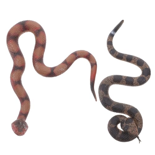 Gatuida 2 Stück Teiliges Realistisches Gummischlangen mit Lebensechtem Klapperschlangendesign Weiches Material für Garten Vogelabschreckung Halloween Deko und Pädagogische Nutzung Gatuida 2 Stück Teiliges Realistisches Gummischlangen mit Lebensechtem Klapperschlangendesign Weiches Material für Garten Vogelabschreckung Halloween Deko und Pädagogische Nutzung von Gatuida