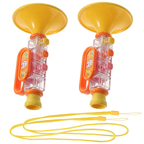 Gatuida 2 Stück Teiliges Trompetenspielzeug für Hochwertigem Leicht und Tragbar mit Natürlichem Sicheres Musikinstrument für Jungen und Mädchen und von Gatuida