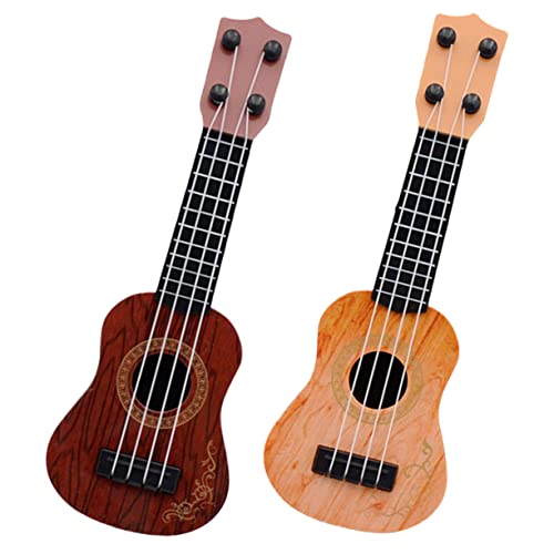 Gatuida 2 Stück Teiliges Ukulele Spielset aus Kindersicherem Kunststoff Realistische Nachbildung Musikinstrument für Anfänger und Vorschulkinder Gelb und Braun Perfektes für Mädchen und Gatuida 2 Stück Teiliges Ukulele Spielset aus Kindersicherem Kunststoff Realistische Nachbildung Musikinstrument für Anfänger und Vorschulkinder Gelb und Braun Perfektes für Mädchen und von Gatuida