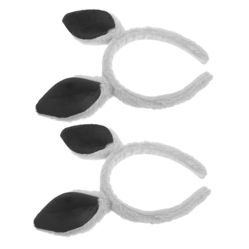Gatuida 2 Stück Tierohren Stirnband Cartoon Tierkopfbedeckung für Partys Karneval Halloween und Cosplay Vielseitiges Kostümzubehör für Damen von Gatuida