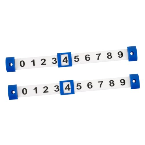 Gatuida 2 Stück Tischfußball Scorekeeper Kompakte Leichte Kunststoff Zählerleiste für Tischkicker Praktische Punktezähler für Fußballtisch Spiele Langlebig und Einfach zu Lagern von Gatuida