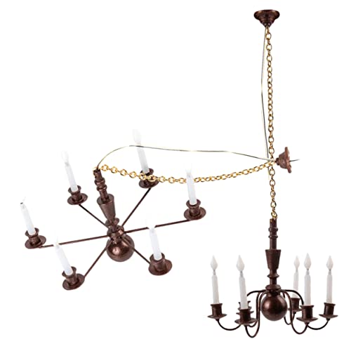 Gatuida 2 Stücke Moos Dekorative Lampe Kleine Puppen Decke Lichter Mini Metall von Gatuida