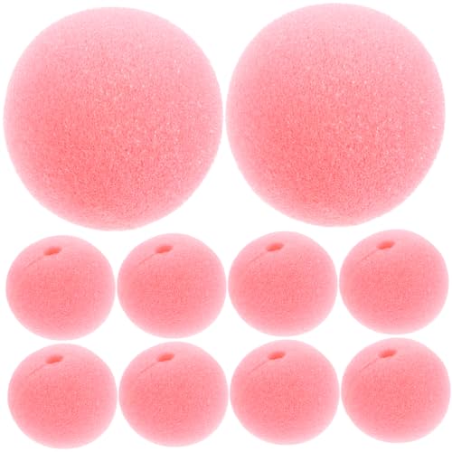 Gatuida Circus Clown Schwamm Nase Clown Cosplay Requisiten Für Karneval Zirkuspartys Und Kostüme 50mm Party Dekorationen von Gatuida