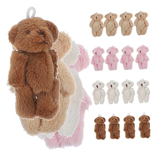 Gatuida 20 Stück Mini Bär Plüschspielzeug Schlüsselanhänger DIY Zubehör Weiche Kuscheltiere für Hochzeiten Geburtstagsfeiern und Bastelprojekte Weiß Braun Hellbraun Gatuida 20 Stück Mini Bär Plüschspielzeug Schlüsselanhänger DIY Zubehör Weiche Kuscheltiere für Hochzeiten Geburtstagsfeiern und Bastelprojekte Weiß Braun Hellbraun von Gatuida