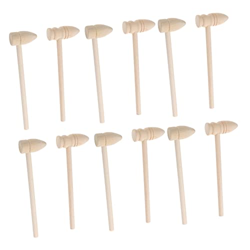 Gatuida 20 Stück Mini Holzhammer Lustige Holzklopfer für Lotteriewerkzeug und Spielzeughämmer für Kreative Spiele Sicher und Praktisch für Junge Mädchen Gatuida 20 Stück Mini Holzhammer Lustige Holzklopfer für Lotteriewerkzeug und Spielzeughämmer für Kreative Spiele Sicher und Praktisch für Junge Mädchen von Gatuida