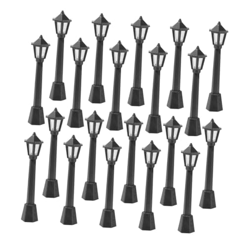 Gatuida 20 Stück Miniatur Straßenlampen Lifelike Micro House Decor Schwarz für DIY Landschaftsdekoration Premium Praktisch und Robust Gatuida 20 Stück Miniatur Straßenlampen Lifelike Micro House Decor Schwarz für DIY Landschaftsdekoration Premium Praktisch und Robust von Gatuida