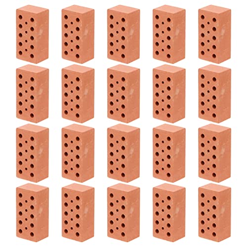 Gatuida 20 Stück Miniaturziegel Modellbausteine für DIY Simulation Backsteine für Miniaturszenen Sandtisch und Architekturprojekte Gatuida 20 Stück Miniaturziegel Modellbausteine für DIY Simulation Backsteine für Miniaturszenen Sandtisch und Architekturprojekte von Gatuida