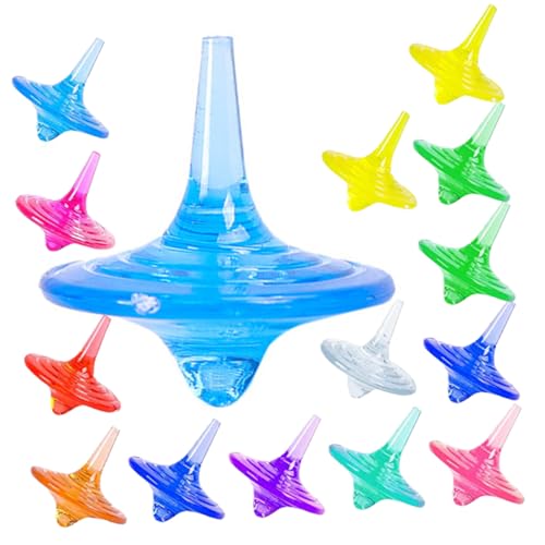 Gatuida 20 Stück Teiliges Acryl Gyroskop für Bunte Drehbare Tops aus Langlebigem Acryl Fördert Kreativität und Interaktion für Indoor und Outdoor Spielspaß von Gatuida