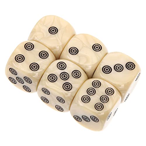 Gatuida 20 Stück Teiliges Acrylwürfel Perlmutt Effekt Spielwürfel für Brettspiele und Rollenspiele Vielseitige Würfel Token für Familien Freundestreffen Klare Zahlen Langlebig und von Gatuida