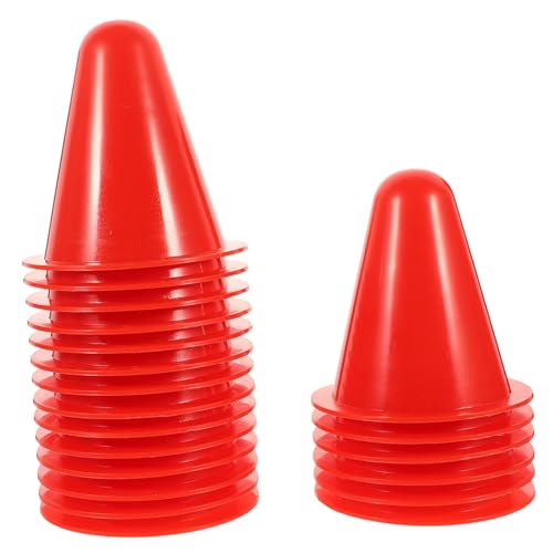 Gatuida 20 Stück Teiliges Agility Training Pylonen Stapelbare Halbfeste Kunststoff Marker in Rot Robust und Langlebig für Rollschuh und Inline Skating Übungen Platzsparend und Einfach zu Gatuida 20 Stück Teiliges Agility Training Pylonen Stapelbare Halbfeste Kunststoff Marker in Rot Robust und Langlebig für Rollschuh und Inline Skating Übungen Platzsparend und Einfach zu von Gatuida