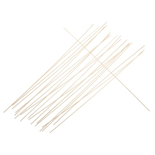 Gatuida 20 Stück Teiliges Bambus Kite Bastelset Durchmesser Sichere Runde Holzstäbe für DIY Kinderfreundliche Kitesupport Sticks für Familien Bonding und Kreative Bastelprojekte von Gatuida