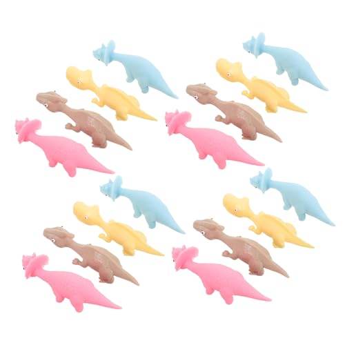 Gatuida 20 Stück Teiliges Fliegender Dinosaurier Spielzeuge Elastische Finger Dinosaurier für Kindergeburtstage und Partys Zufällige Farben für Jungen von Gatuida