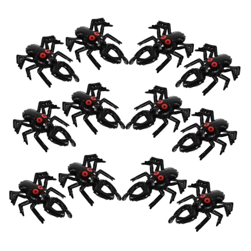 Gatuida 20 Stück Teiliges Halloween Partyzubehör Aufblasbare Aluminium Folien Handgelenkballons mit Spinnendesign Tragbare Armband Ballons für Halloween Dekorationen Festival und Gatuida 20 Stück Teiliges Halloween Partyzubehör Aufblasbare Aluminium Folien Handgelenkballons mit Spinnendesign Tragbare Armband Ballons für Halloween Dekorationen Festival und von Gatuida