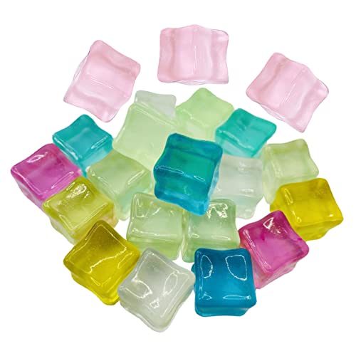 Gatuida 20 Stück Teiliges Leuchtende Künstliche Eiswürfel für Partydekoration Fotografie und DIY Projekte Wiederverwendbare Realistische Fake Ice Cubes für Getränke und Festlichkeiten Gatuida 20 Stück Teiliges Leuchtende Künstliche Eiswürfel für Partydekoration Fotografie und DIY Projekte Wiederverwendbare Realistische Fake Ice Cubes für Getränke und Festlichkeiten von Gatuida