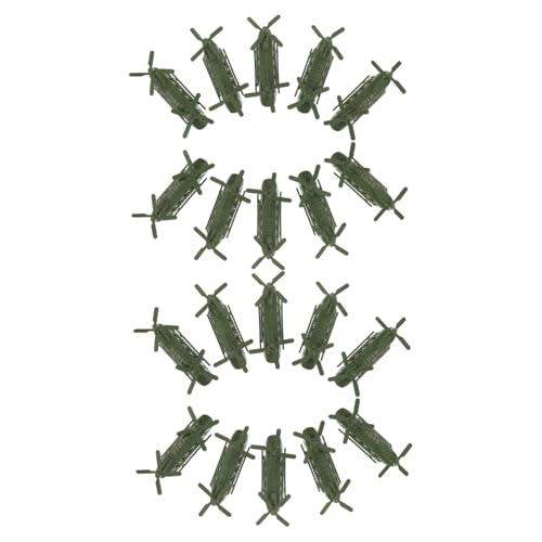 Gatuida 20 Stück Teiliges Militärhubschrauber-Modell Flugzeug für Jungen und Mädchen Sammler Hubschrauber für Kinderzimmer Dekoration und Pädagogisches Sandtisch Zubehör Gatuida 20 Stück Teiliges Militärhubschrauber-Modell Flugzeug für Jungen und Mädchen Sammler Hubschrauber für Kinderzimmer Dekoration und Pädagogisches Sandtisch Zubehör von Gatuida