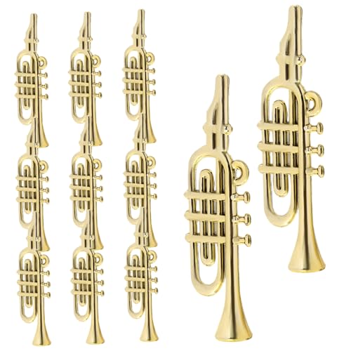 Gatuida 20 Stück Teiliges Mini Musikinstrumente Kunststoff Weihnachtsbaum Dekoration DIY Bastelset Kleine Instrumente Ornament für Festliche Christbaumschmuck und Kreative Miniatur von Gatuida