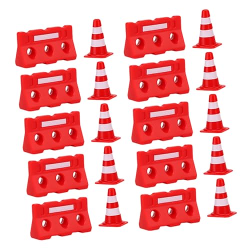 Gatuida 20 Stück Teiliges Mini Verkehrszeichen und Absperrspielset mit Roten Verkehrsleitkegeln und Barrieren Pädagogisches Lernspielzeug zur Verkehrserziehung für Realistische Gatuida 20 Stück Teiliges Mini Verkehrszeichen und Absperrspielset mit Roten Verkehrsleitkegeln und Barrieren Pädagogisches Lernspielzeug zur Verkehrserziehung für Realistische von Gatuida