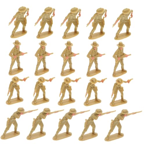 Gatuida 20 Stück Teiliges Miniatur Cowboy Figuren aus Kunststoff für Western Wild West Dekoration und Sandtisch Layout Realistische Simulation Cowboy Modelle für DIY Landschaftsspiele und Gatuida 20 Stück Teiliges Miniatur Cowboy Figuren aus Kunststoff für Western Wild West Dekoration und Sandtisch Layout Realistische Simulation Cowboy Modelle für DIY Landschaftsspiele und von Gatuida