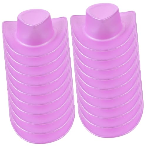 Gatuida 20 Stück Teiliges Miniatur Cowgirl Hüte für Puppen Langlebige Stilvolle Hüte für Puppendeko DIY Zubehör Geeignet für Party Cosplay und Puppenhaus Dekoration von Gatuida