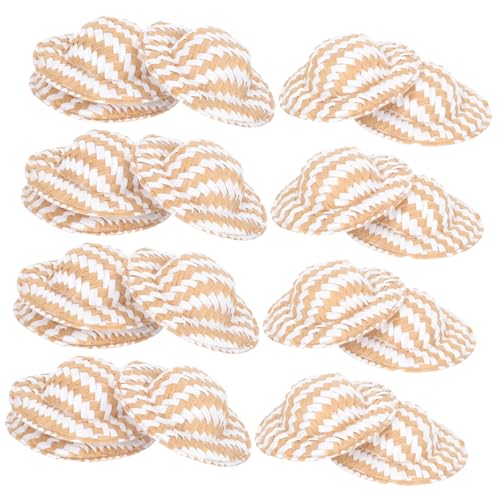 Gatuida 20 Stück Teiliges Miniatur Gewebte Strohhüte für Puppen DIY Handwerk Süße Kleine Hüte als Kreative Püppchen Accessoires für Puppenhausdekoration und Bastelprojekte Gatuida 20 Stück Teiliges Miniatur Gewebte Strohhüte für Puppen DIY Handwerk Süße Kleine Hüte als Kreative Püppchen Accessoires für Puppenhausdekoration und Bastelprojekte von Gatuida