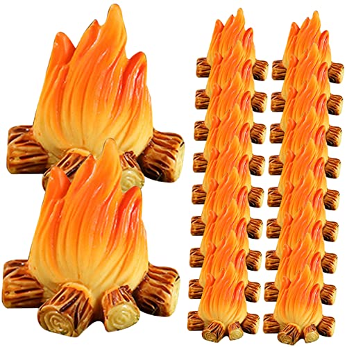 Gatuida 20 Stück Teiliges Miniatur Lagerfeuer Modell aus Resin Realistische Feuerstelle Dekoration für Mikro Landschaftsbau Geeignet für Camping Themenparty und DIY Puppenhaus Zubehör Gatuida 20 Stück Teiliges Miniatur Lagerfeuer Modell aus Resin Realistische Feuerstelle Dekoration für Mikro Landschaftsbau Geeignet für Camping Themenparty und DIY Puppenhaus Zubehör von Gatuida