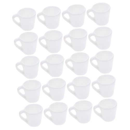 Gatuida 20 Stück Teiliges Miniatur Weiße Mini Kaffeetassen Puppenhaus Zubehör Realistische Miniaturbecher für Puppenhaus Dekoration und Miniaturlandschaft Langlebig und Farbecht Gatuida 20 Stück Teiliges Miniatur Weiße Mini Kaffeetassen Puppenhaus Zubehör Realistische Miniaturbecher für Puppenhaus Dekoration und Miniaturlandschaft Langlebig und Farbecht von Gatuida