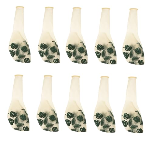 Gatuida 20 Stück Teiliges Monstera Luftballons Partydeko Transparent Langlebig Vielseitig für Innen Außen Geburtstag Garten Wohnzimmer von Gatuida