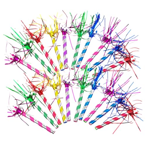 Gatuida 20 Stück Teiliges Partygebläse Bunte Tröten Noisemaker für Geburtstag Halloween Hochzeit Sportfest als Party Gadgets und Anfeuerungszubehör für Erwachsene Gatuida 20 Stück Teiliges Partygebläse Bunte Tröten Noisemaker für Geburtstag Halloween Hochzeit Sportfest als Party Gadgets und Anfeuerungszubehör für Erwachsene von Gatuida