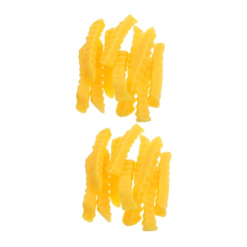 Gatuida 20 Stück Teiliges Realistische Fake Pommes Frites Detailgetreue Künstliche Fast Food Modelle Vielseitige Dekoration für Küche Party Fotoshootings und Home Display Gatuida 20 Stück Teiliges Realistische Fake Pommes Frites Detailgetreue Künstliche Fast Food Modelle Vielseitige Dekoration für Küche Party Fotoshootings und Home Display von Gatuida