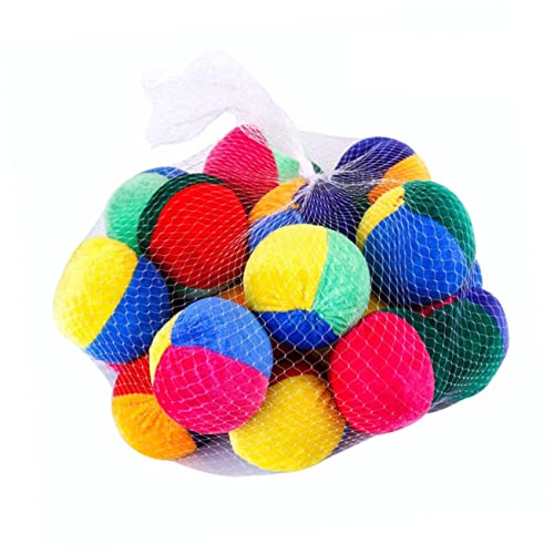 Gatuida 20 Stück Teiliges Set Bunter Jonglierbälle für Drinnen und Draußen Farbenfrohe Spaßmacher für Partys und Anfänger Jonglierübungen Zufällige Farbe Zufällige Farbe von Gatuida