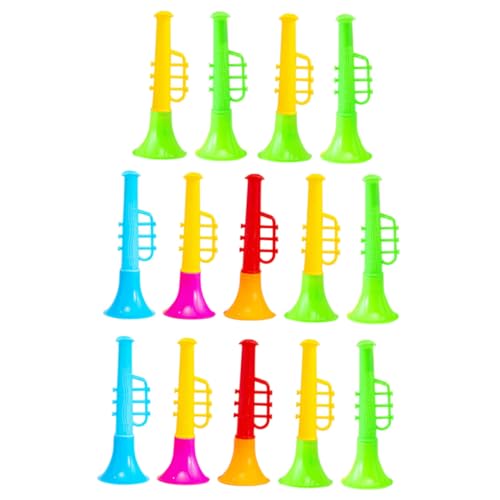 Gatuida 20 Stück Trompete Babymusikspielzeug Kinderspielzeug Horn Trompeten Mini Blasenhörner Tun Horn Vor Hornspielzeug Für Klein Blashornkinder Plastik von Gatuida