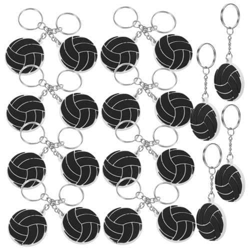 Gatuida 20 Stück Volleyball-Schlüsselanhänger Handtasche Volleyball-Dekorationen für Party Gefälligkeiten für Sportpartys Taschen-Schlüsselanhänger Tasche Anhänger Metall Schwarz Gatuida 20 Stück Volleyball-Schlüsselanhänger Handtasche Volleyball-Dekorationen für Party Gefälligkeiten für Sportpartys Taschen-Schlüsselanhänger Tasche Anhänger Metall Schwarz von Gatuida