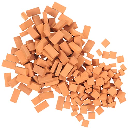 Gatuida 200 Stück Mini Ziegelsteine Handgemachte Mikro Landschaftsziegel für DIY Projekte Puppenhäuser Garten Dekoration und Architektur Modelle Gatuida 200 Stück Mini Ziegelsteine Handgemachte Mikro Landschaftsziegel für DIY Projekte Puppenhäuser Garten Dekoration und Architektur Modelle von Gatuida