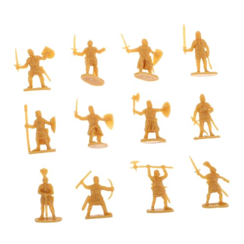 Gatuida 200 Stück Teiliges Mittelalterliche Miniatur-Soldaten aus Robustem Kunststoff Detailreiche Figuren für Geschichte-enthusiasten Kreative Rollenspiele und Dekorative Sammlungen von Gatuida