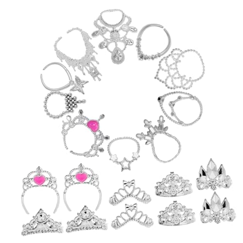 Gatuida 20Stücke Puppenschmuck Set Mini Kronen Puppen Vielseitiges Zubehör für Puppen für und Kreative Kombinationen Gatuida 20Stücke Puppenschmuck Set Mini Kronen Puppen Vielseitiges Zubehör für Puppen für und Kreative Kombinationen von Gatuida