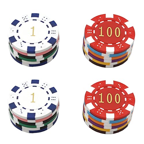 Gatuida 24 Stück Lernspielmünzen Spieltokens Mahjong Chips Spielrequisiten Belohnungs und Lernmünzen für Mathematik und Spiele Gatuida 24 Stück Lernspielmünzen Spieltokens Mahjong Chips Spielrequisiten Belohnungs und Lernmünzen für Mathematik und Spiele von Gatuida