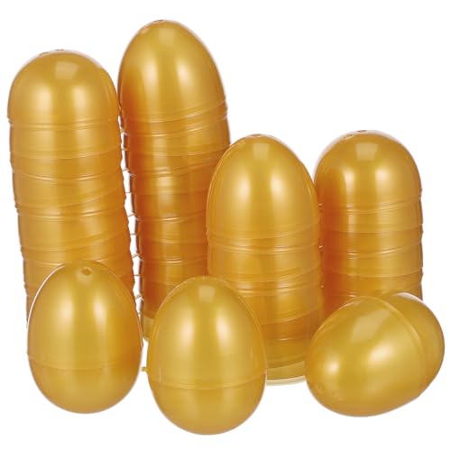 Gatuida 24 Stück Teiliges Goldene Plastikeier Leere Befüllbare Frühlings eier zum Befüllen Wiederverwendbare Kinderspielzeug aufbewahrung Strapazierfähige Kunststoff eier für Party Gatuida 24 Stück Teiliges Goldene Plastikeier Leere Befüllbare Frühlings eier zum Befüllen Wiederverwendbare Kinderspielzeug aufbewahrung Strapazierfähige Kunststoff eier für Party von Gatuida